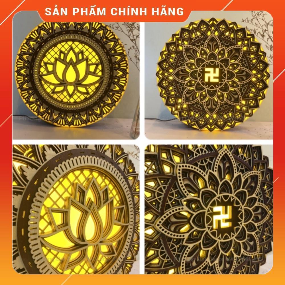 Đèn Hào Quang 3D Trang Trí Bàn Thờ / Đèn Trang Trí Bàn Thờ Cao Cấp ( Kiểu 2