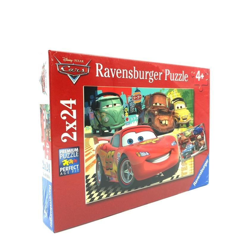 Bộ Xếp Hình Ravensburger Puzzle Car - Cuộc Phiêu Lưu Mới RV089598 (2 Bộ 24 Mảnh Ghép)