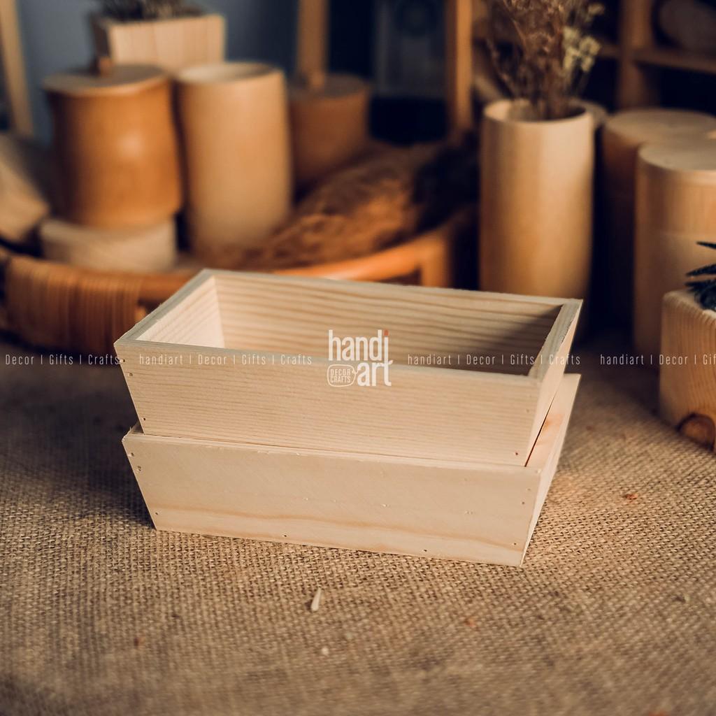 Hộp gỗ đựng đồ ăn - Hộp gỗ đựng sản phẩm - wooden food tray