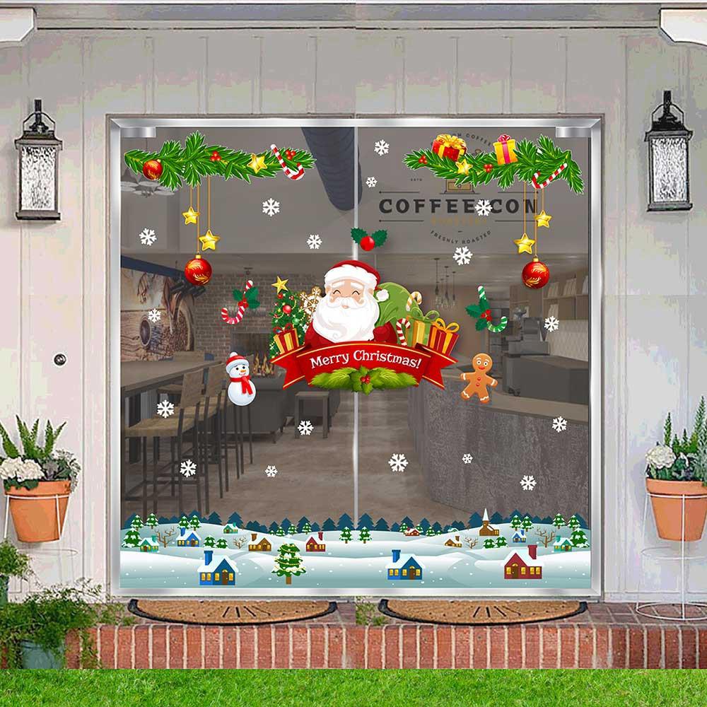 DECAL TRANG TRÍ NOEL 2021 COMBO SỐ 70