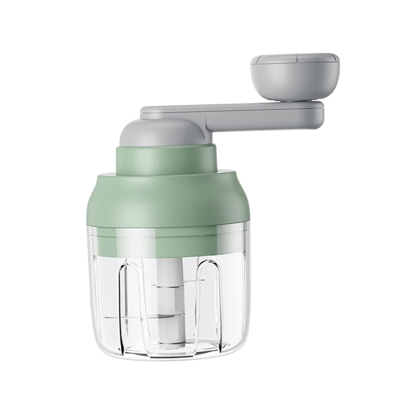 Food Chopper Vegetable Chopper Cordless Detachable Powerful Small Mincer Hand Chopper Garlic Chopper for Guacamole, Coleslaw, Indian Cooking
