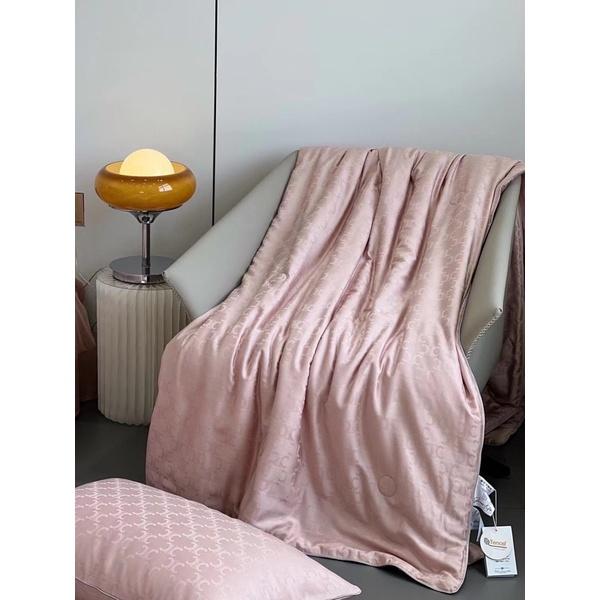 Chăn Tencel 60s Vân Chìm Mềm Mại Thấm Hút Mồ Hôi Tông Màu Siêu Sang