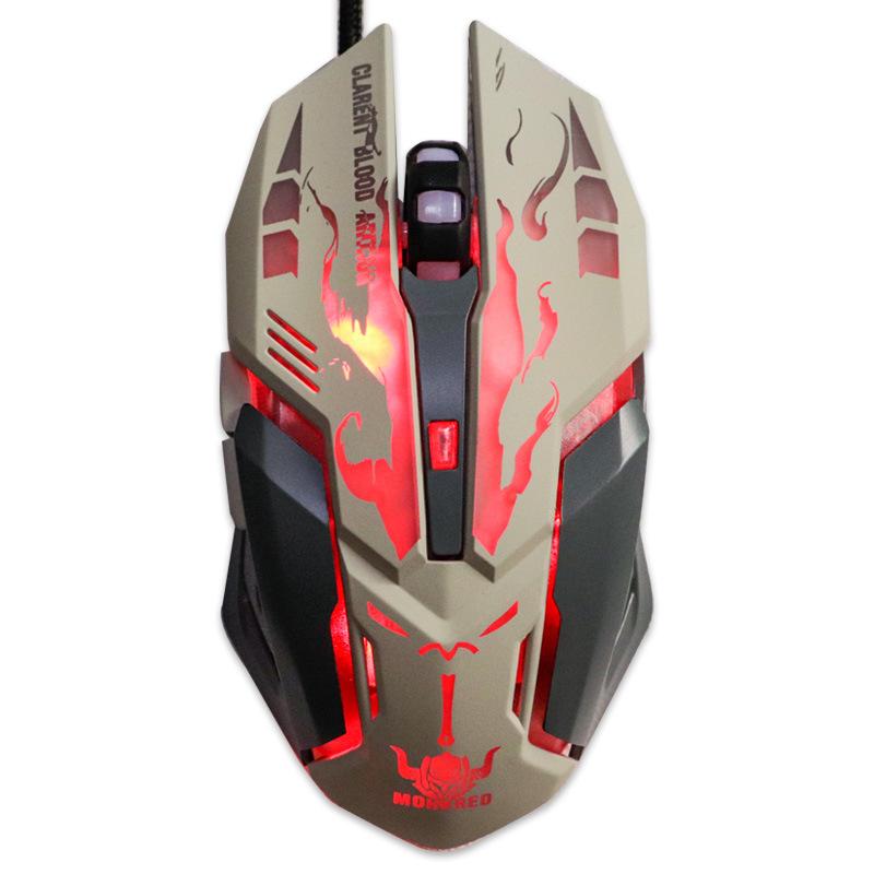 USB Chuột Chơi Game Có Dây Hồng Máy Tính Chuyên Nghiệp Thể Thao Điện Tử Chuột 2400 DPI Nhiều Màu Sắc Backlit Silent Chuột Lol Dữ Liệu laptop