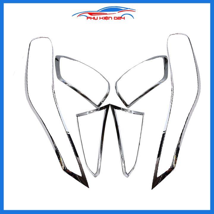Ốp viền đèn pha hậu mạ crom Cerato, K3, Forte 2015-2018, 2019-2020-2021 chống trầy trang trí bảo vệ xe