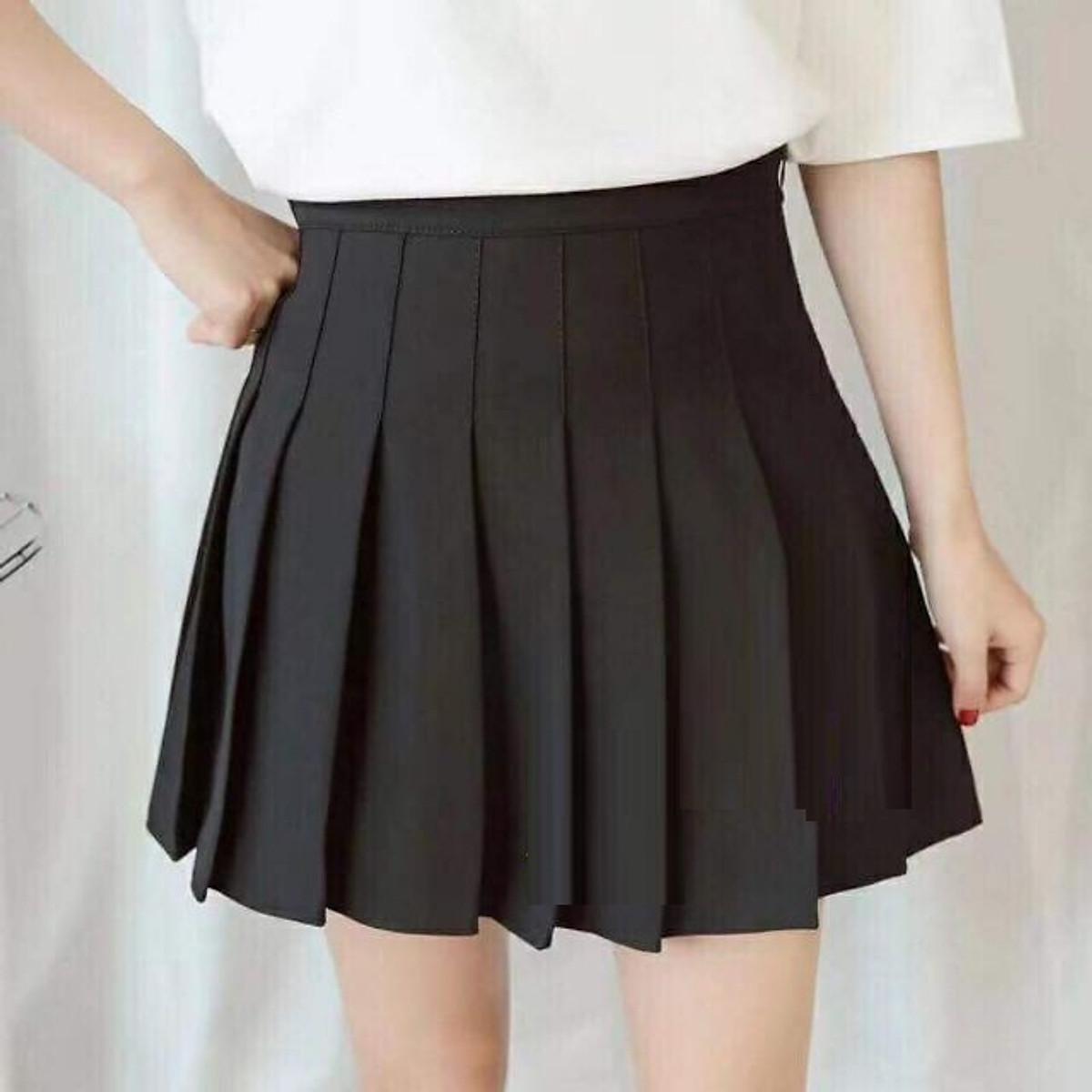 Chân váy Tennis xếp ly xòe Ulzzang Dáng ngắn