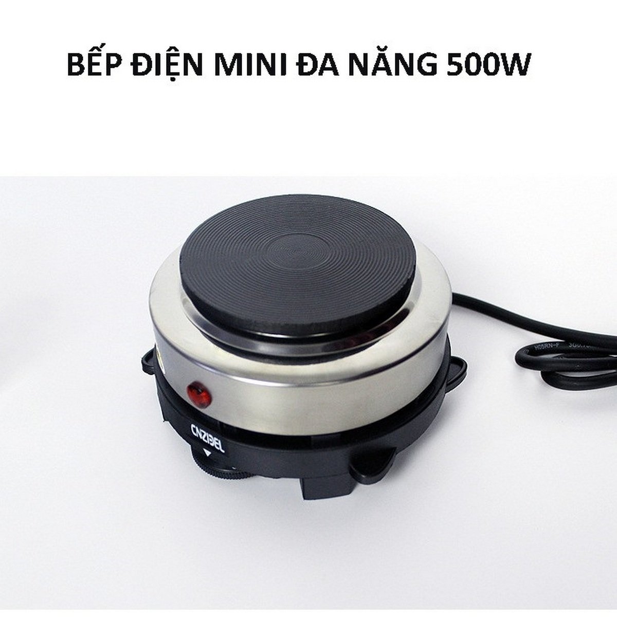 Bếp Điện Mini 500W Hot Plate ZD-180A Làm Nóng Cafe, Nấu Đa Năng