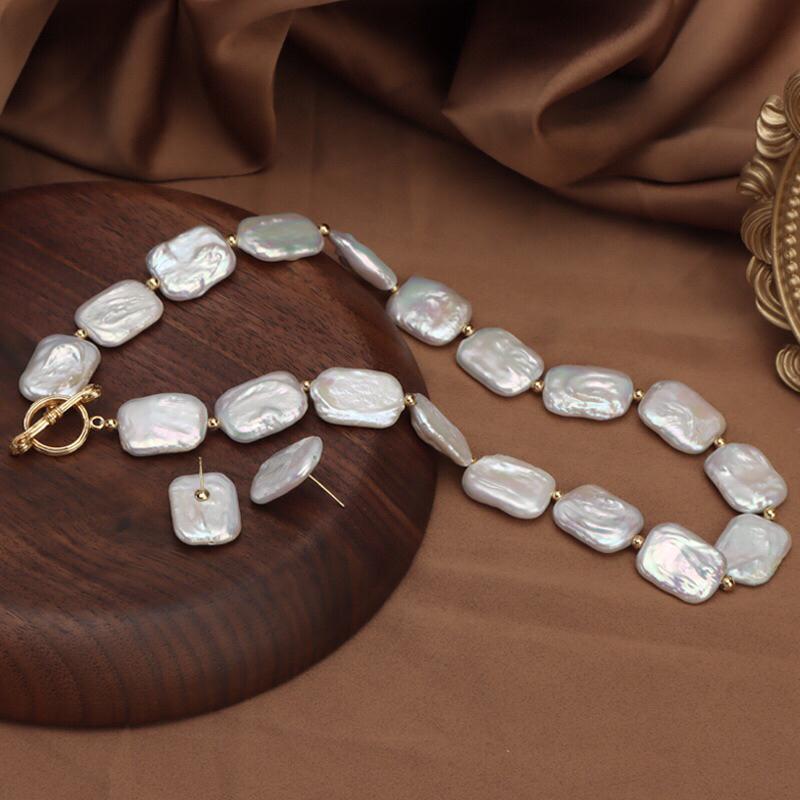 Bộ Trang Sức Bạc 925 Thời Trang - Trường Thịnh Ngọc Trai