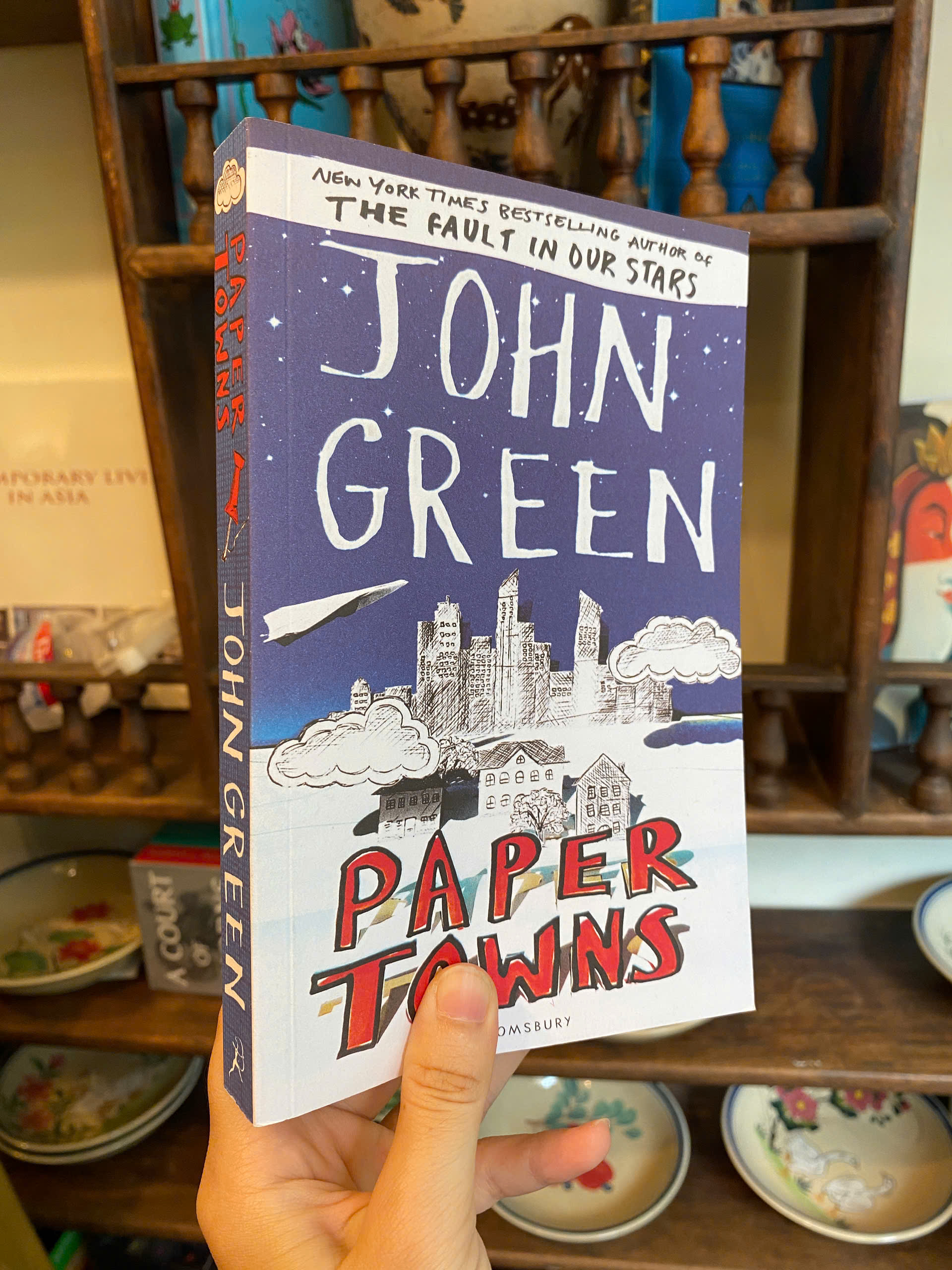 Sách - Paper Towns by John Green (New York Times Bestselling Author) | Young Adult Romance Book