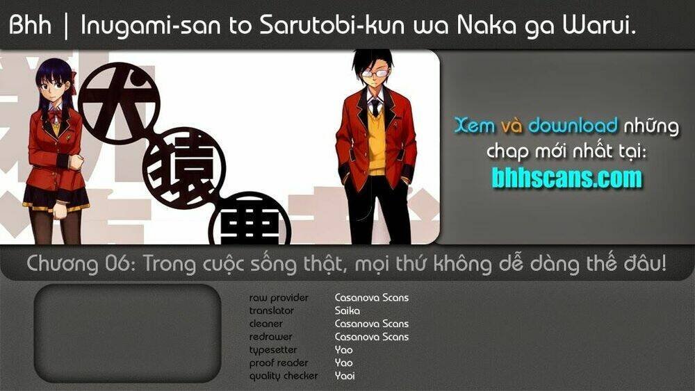 inugami-san to sarutobi-kun wa naka ga warui chapter 6 1