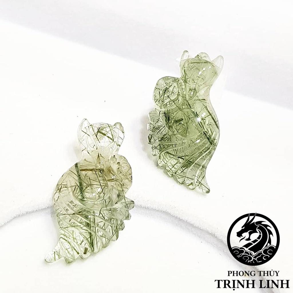 VÒNG CỔ CỬU VỸ HỒ LY XANH TÓC TRONG TÀI LỘC - TÌNH DUYÊN