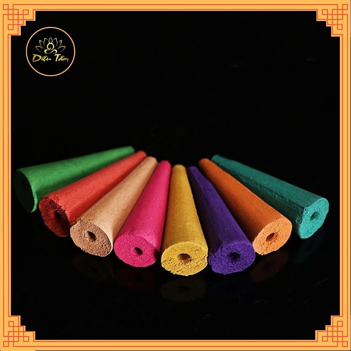 Trầm hương nụ khói ngược cháy 20 phút dùng cho lư xông trầm, thác khói trầm hương nhiều hương 200 nụ
