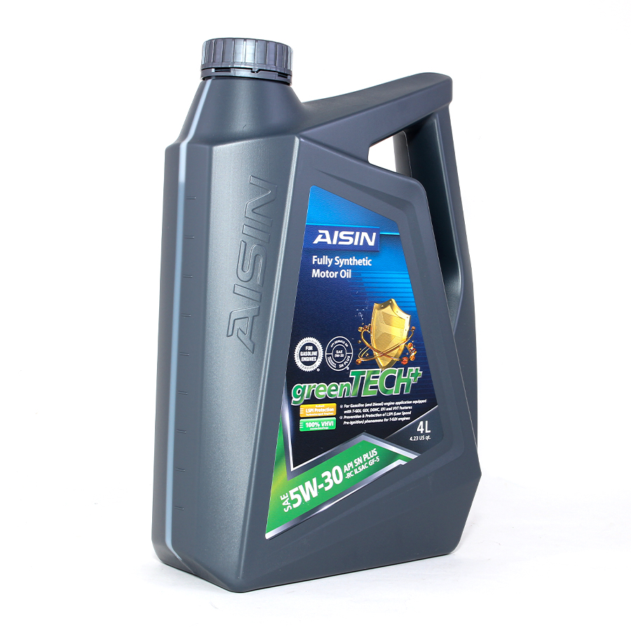 Nhớt Động Cơ AISIN ESFNP0534P 5W-30 SN Plus Greentech+ Fully Synthetic 4L