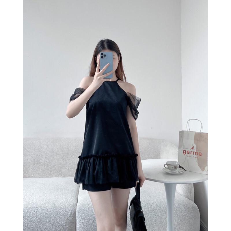Áo yếm nữ GERME avnt042305 tay phối ren hàng thiết kế