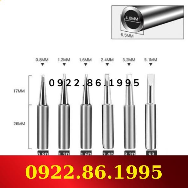 Đầu mũi hàn Hakko 900M-T nhật bản cho trạm hàn 936 hàng cao cấp