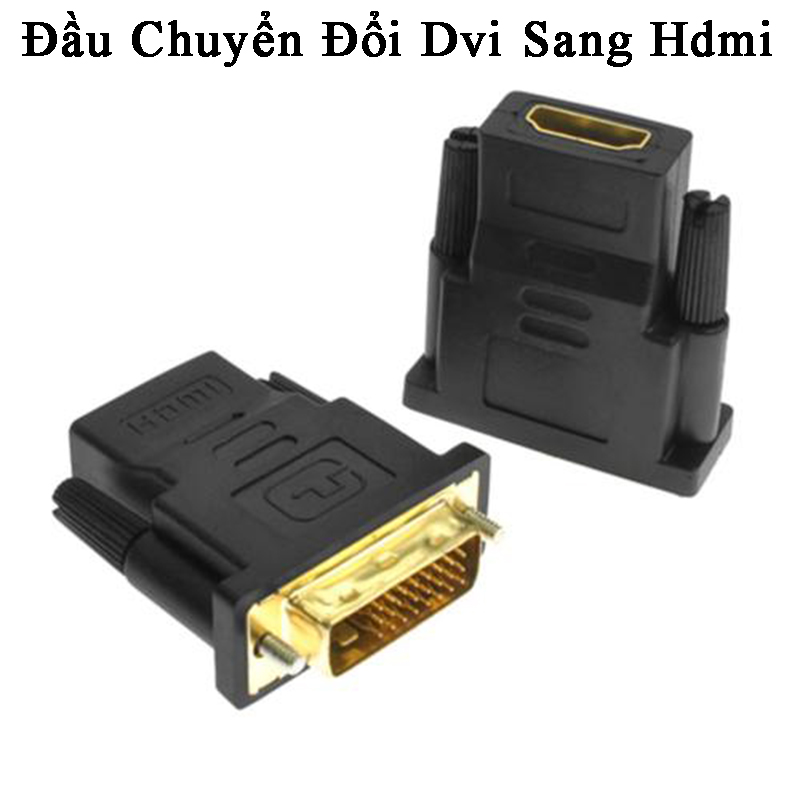 Đầu Chuyển Đổi Dvi Sang Hdmi Tiện Dụng Màu Đen