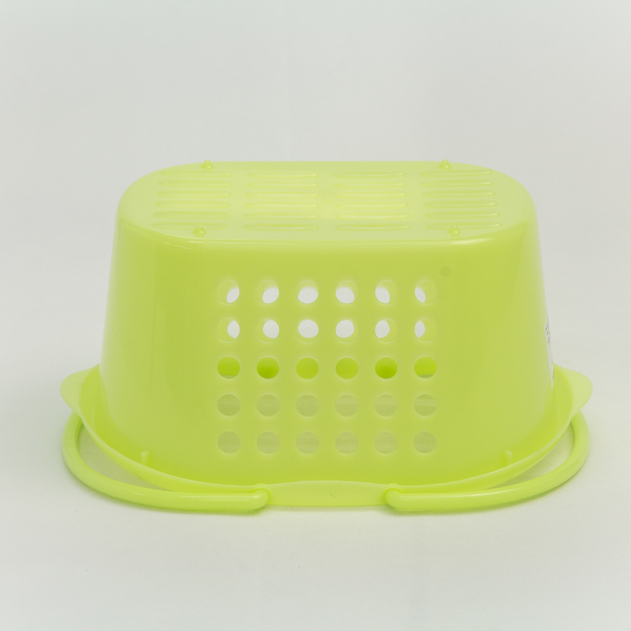 Rổ Nhựa Chữ Nhật HORA HOME - INOMATA Xanh Lá