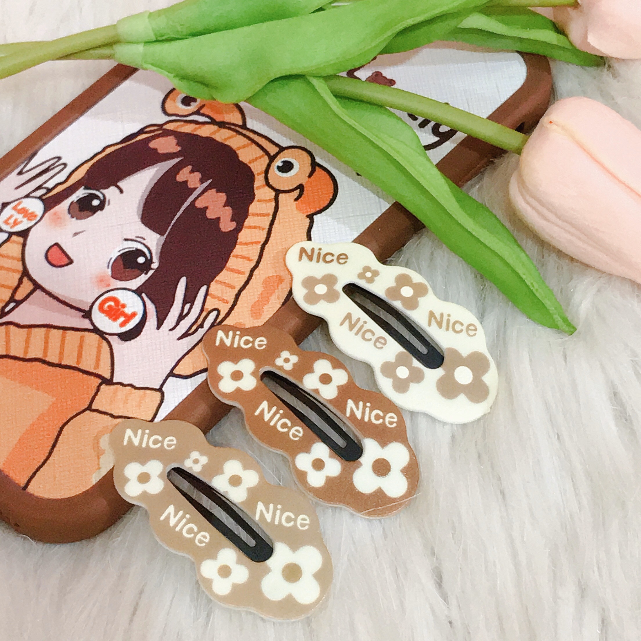 Set 3 Cái Kẹp Tóc Mái Dễ Thương Phong Cách Hàn quốc - Kẹp Tóc Nữ Mới