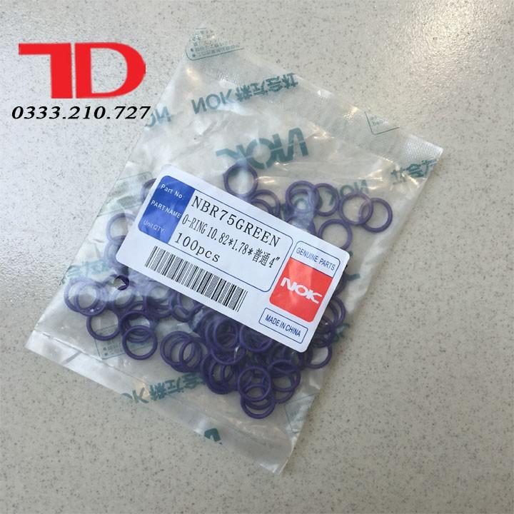 100 vòng đệm cao su NOK, Oring cao su 10.82X1.78X4