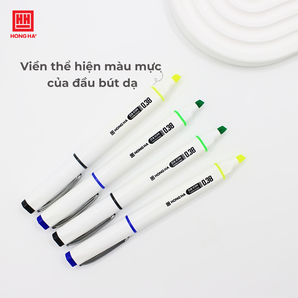 Bút Dạ Kim Twin Point - HH - 102 (Đen, Xanh) (0.38mm) - 2759