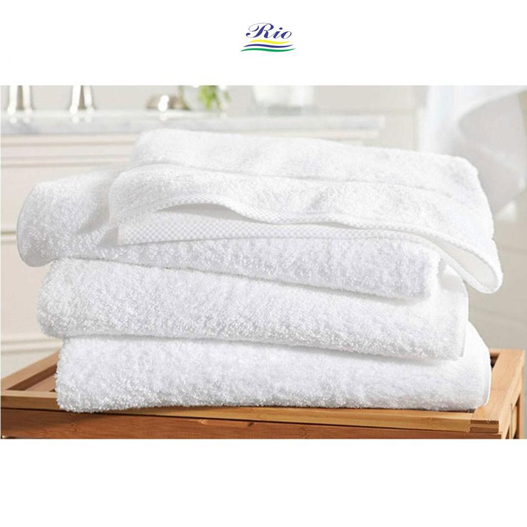 Khăn Tắm Cotton RIOTEX  Kích Thước 60x120cm 240g Cho Khách Sạn Nhà Nghỉ