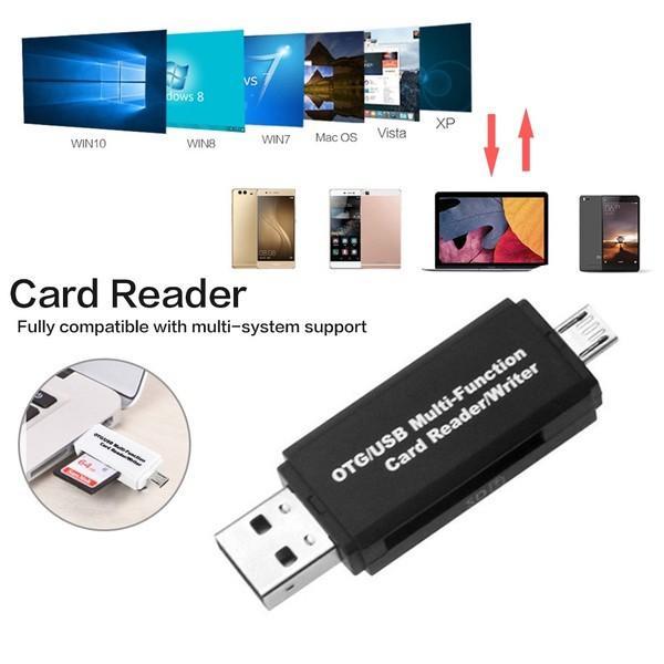 Đầu Đọc Thẻ Nhớ 3 Trong 1 Đa Năng Cho iPhone Type-c Micro USB/ Micro SD / SD Phù Hợp Cho Điện Thoại Thông Minh