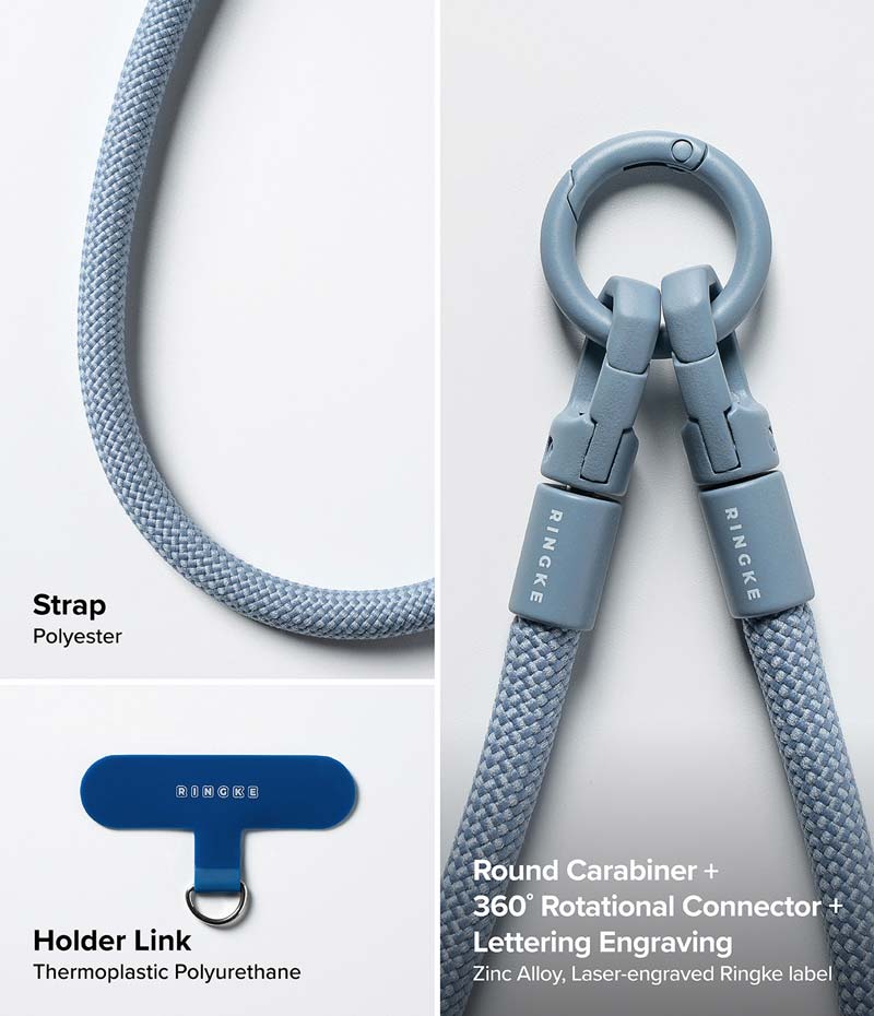 Dây đeo RINGKE Holder Link Flow Hand Strap U-Type - Hàng Chính Hãng