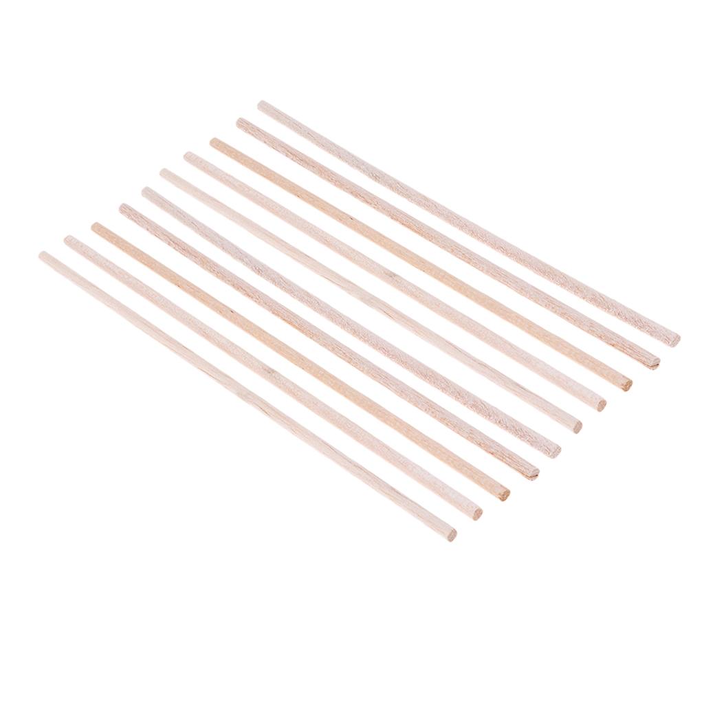 10 Cái 5*5*250 Mm Thủ Công Thanh Vuông Thanh Gỗ Balsa Thanh Sở Thích Mô Hình DIY Dụng Cụ