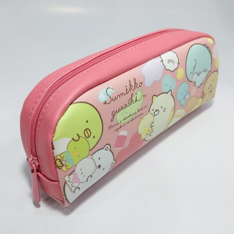 Bóp Viết Halfmoon 3 Sumikko Gurashi - Màu Hồng