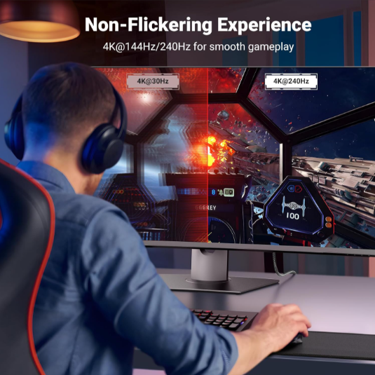 Cáp chuyển Type-C to Displayport dài 3m hổ trợ 8K Ugreen 25839 - Hàng chính hãng