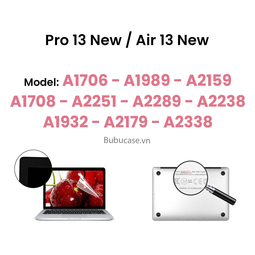 Miếng Dán Màn Hình Dành Cho MacBook Air, Macbook Pro 13" - 16"