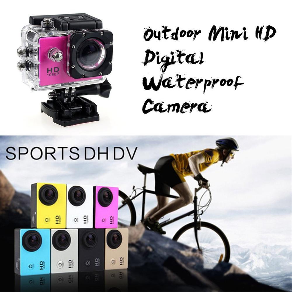 Camera Hành Động Nhựa Chống Nước 30M Đi Lặn Pro Sport Mini Dv 1080P Camera Mũ Nón Bảo Hiểm Xe Đạp Car Cam DVR