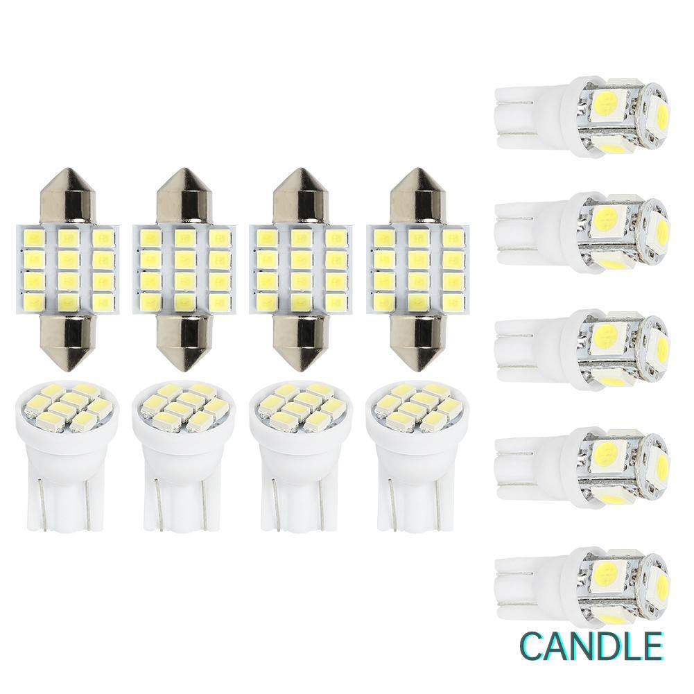 Set 13 Đèn Led 31mm C5W T10 W5W Gắn Biển Số Xe Hơi