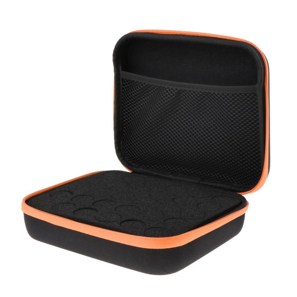 2 Pcs 30 Bottles Essential Oil Carry Case 5ML~15ML Holder Storage Bag Box