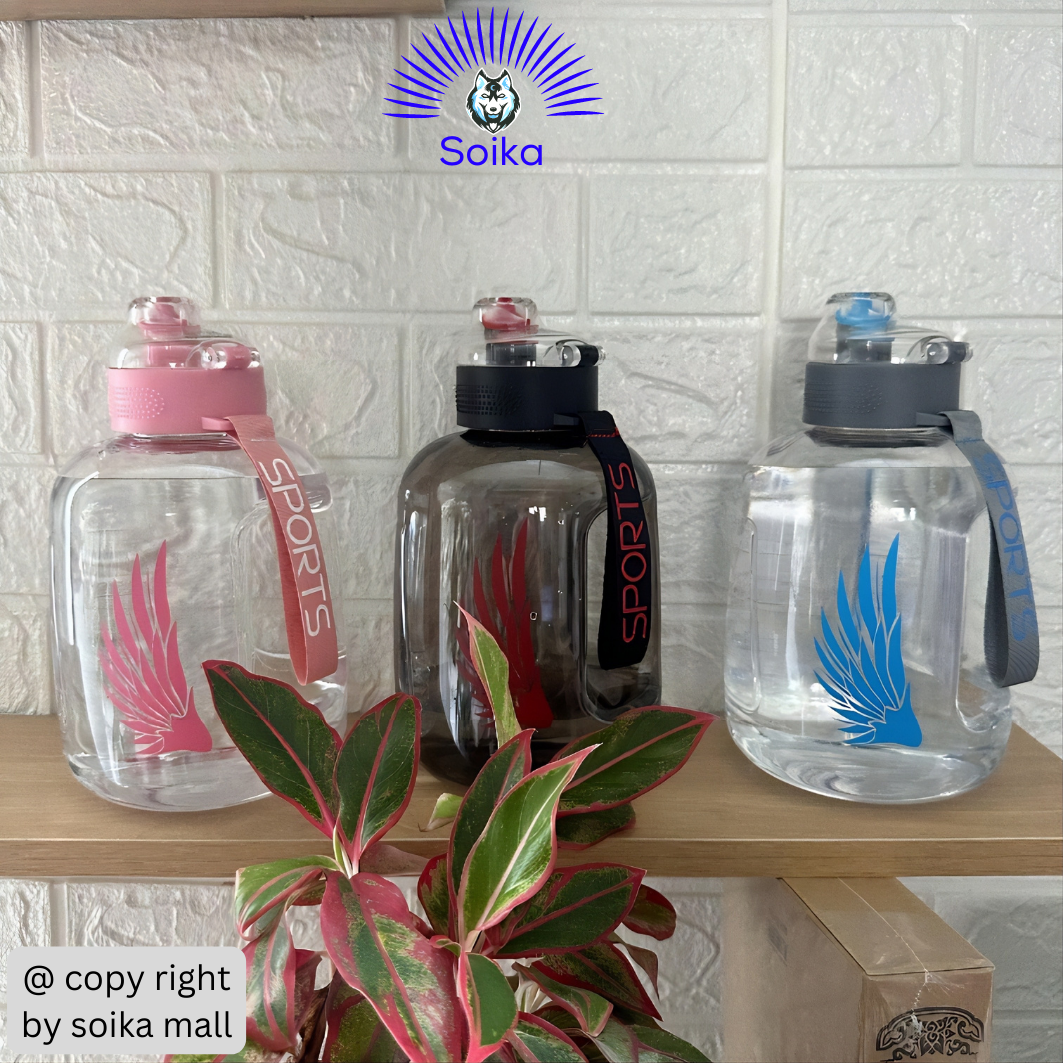 Bình Nước Thể Thao Có Ống Hút Chịu Nhiệt Độ Cao SOIKA SW02
