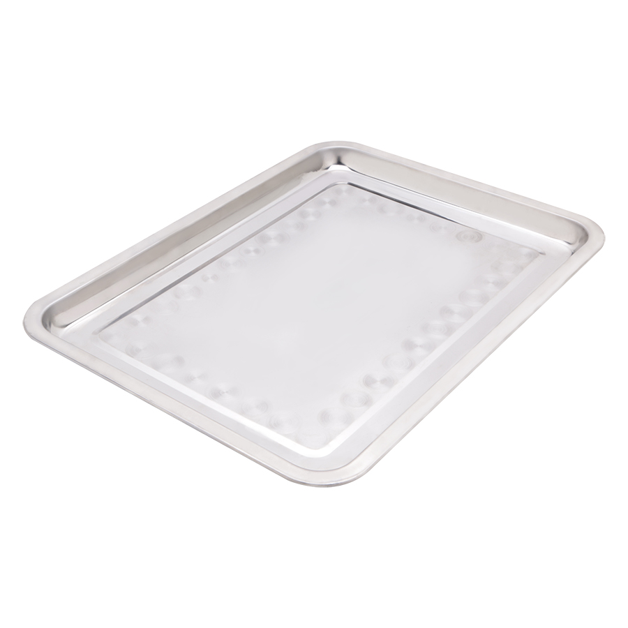 Khay Inox Cạn (30 x 40 cm)