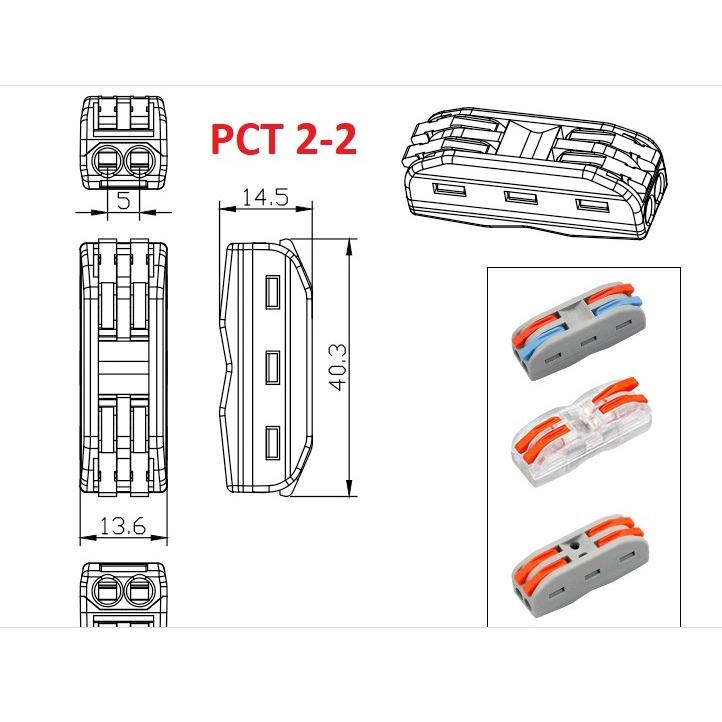Đầu nối nhanh dây điện PCT