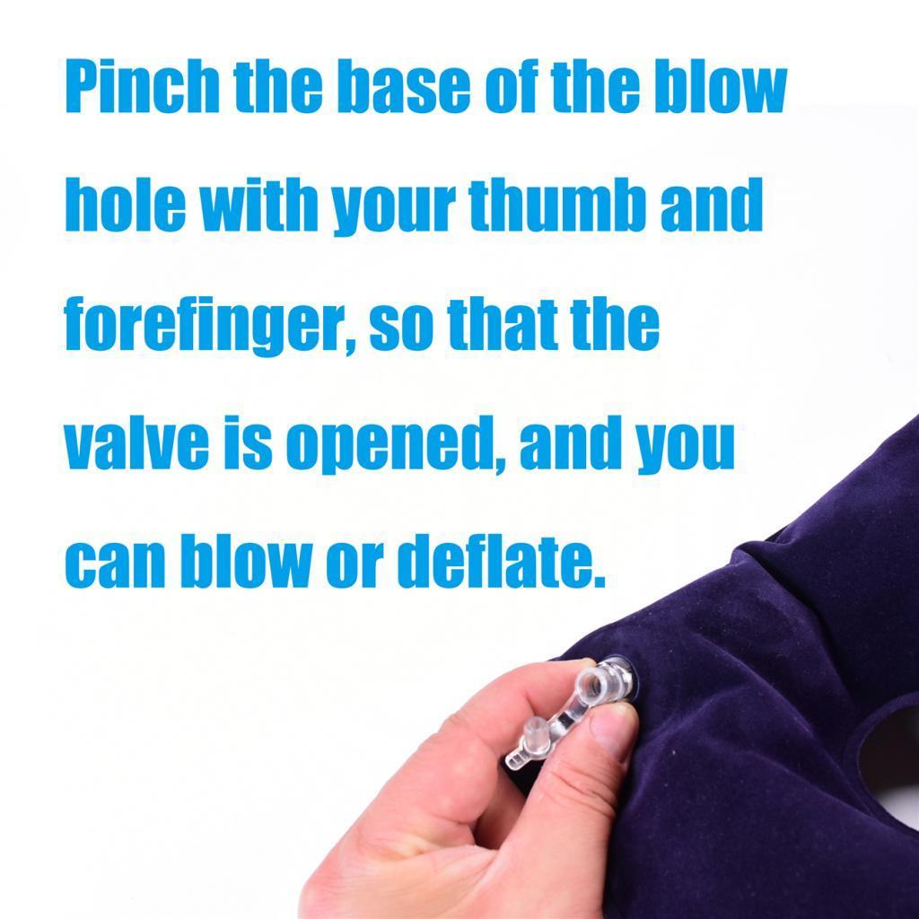 Air Cushion Breathable and Comfortable Square Seat Pad for Bed Sores/ Pain Relieving /Wheelchair Sitting