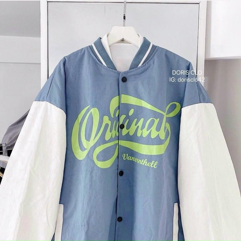 Áo khoác bomber nỉ ulzzang nam nữ