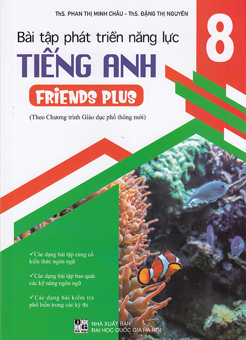 Sách - Bài tập phát triển năng lực Tiếng Anh 8 Friends Plus (Theo chương trình GDPT mới)