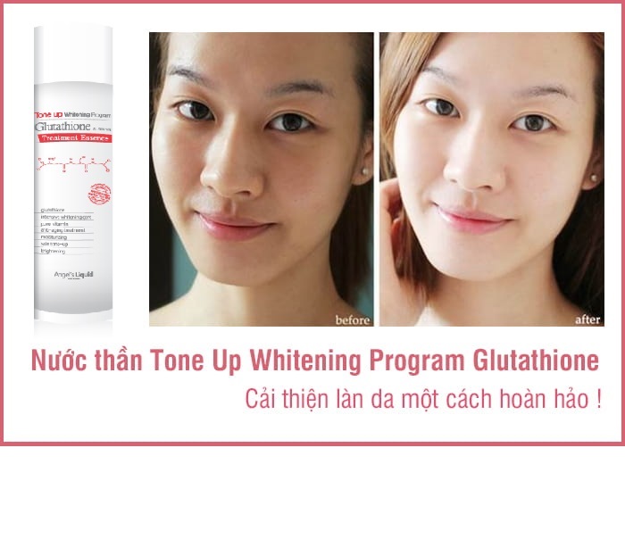 Nước Thần Dưỡng Trắng Da 7Day Angel’s Liquid Tone Up Whitening Program Glutathione Treatment Essence 150ml