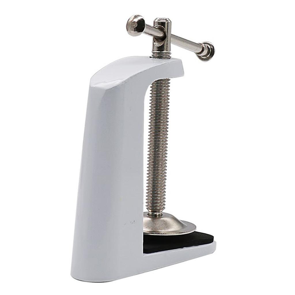 2 Pack Stainless Steel Adjustable Arm Clamp Table Lamp Clip Desk Clamp 90mm