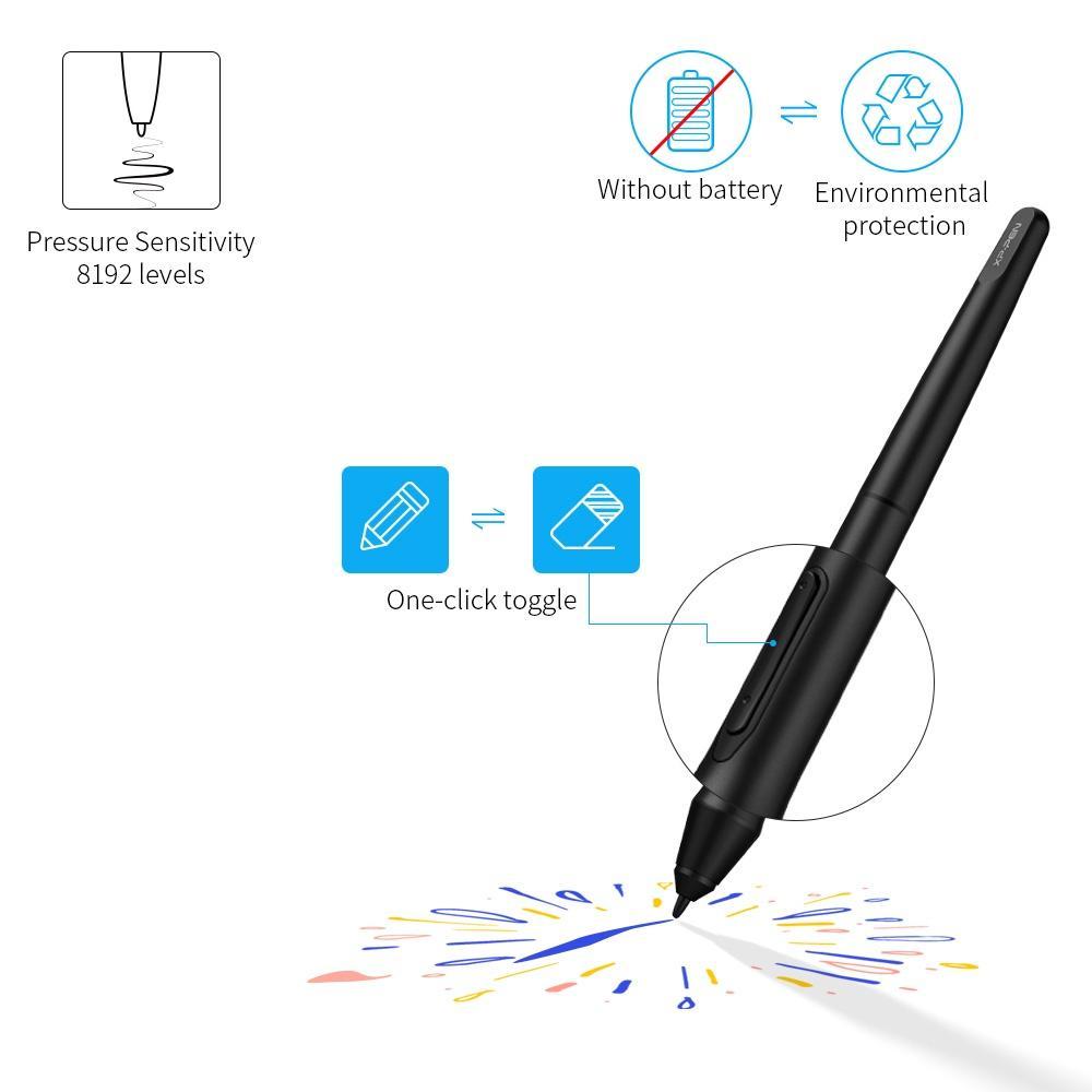 Máy Tính Bảng Vẽ Đồ Họa XPPEN Deco mini7 7Inch Hỗ Trợ Nghiêng & Pin Pe Cho Android