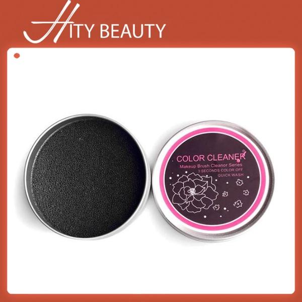 Hộp vệ sinh cọ khô,phủi cọ bằng thiếtc chắc chắn - Hity Beauty