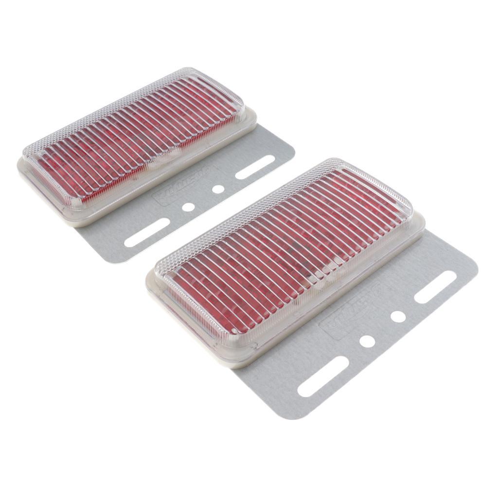 2 Pieces LED Car Trunk Light Side Light Clearance Lamp Trailer Lamp
