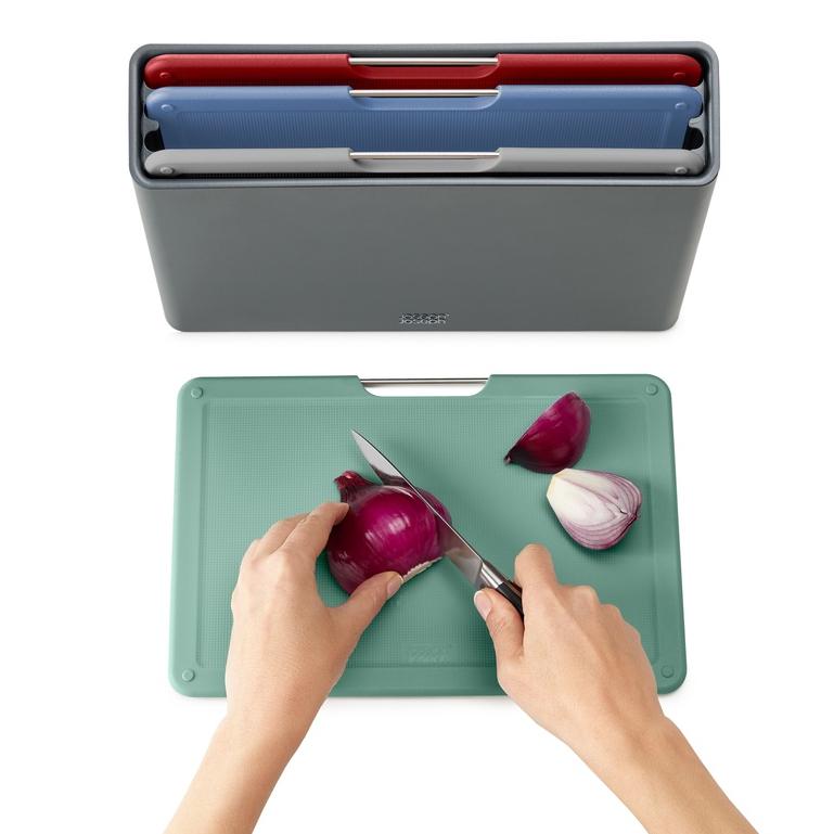 Bộ Thớt Cao Cấp Joseph Joseph 002119 - Folio 4-piece Chopping Board Set Regular