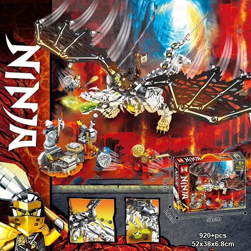 Đồ chơi Lắp ráp MG211 Ninjago 61067 Skull Sorcerer's Dragon 71721 đồ chơi giáo dục Rồng Thần Của Phù Thủy Đầu Lâu