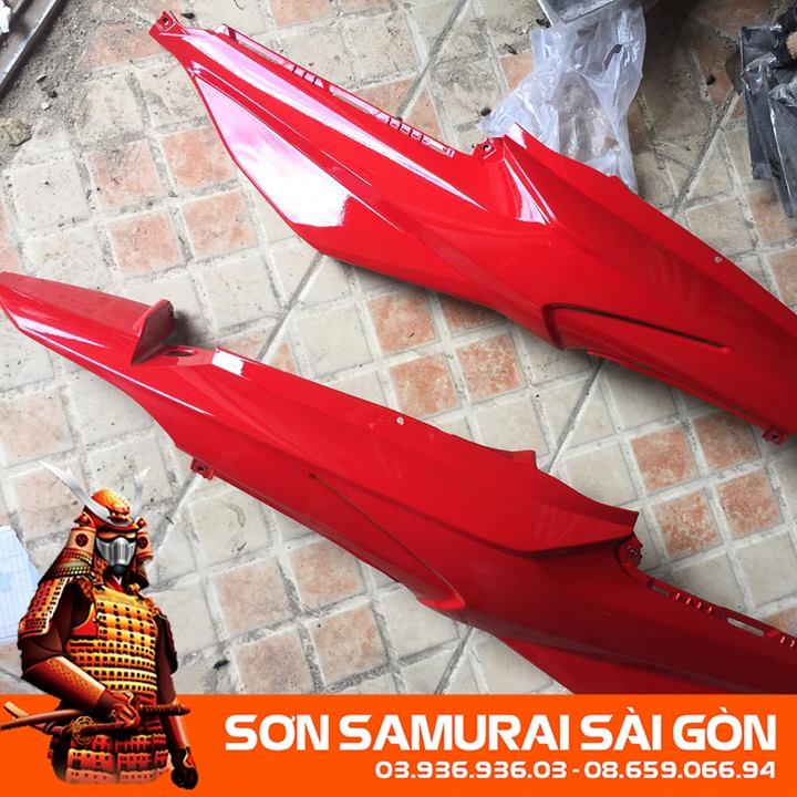 Sơn SAMURAI H722 MÀU ĐỎ chính hãng - Sơn xe máy KUROBUSHI/ SAMURAI SÀI GÒN