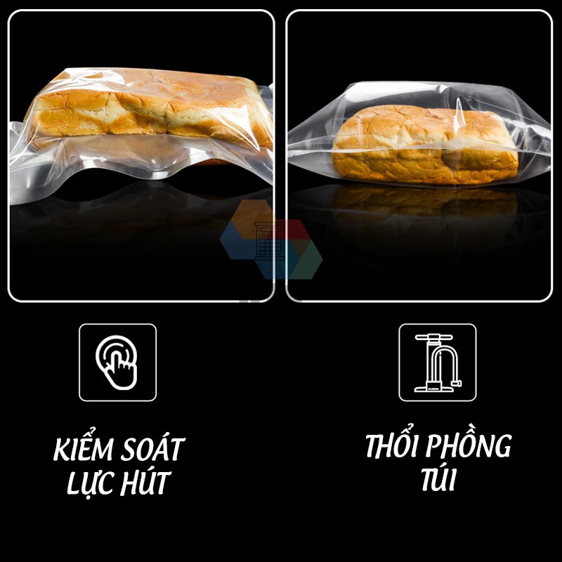 Máy hút chân không thực phẩm NT35 bán công nghiệp, đường hàn lớn 35cm, tự động và không kén túi, tích hợp tính năng thổi phồng, hàng chính hãng