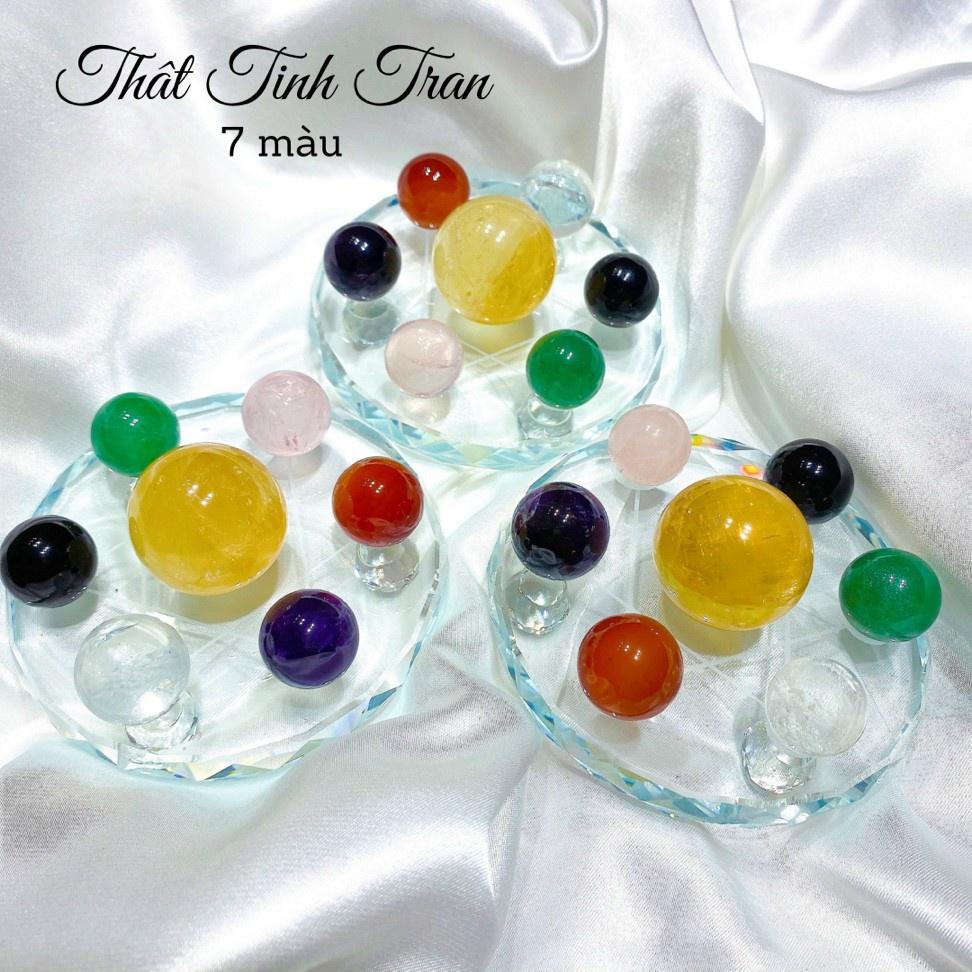 ĐĨA THẤT TINH ĐA SẮC KHÔNG KỊ MỆNH 15CM