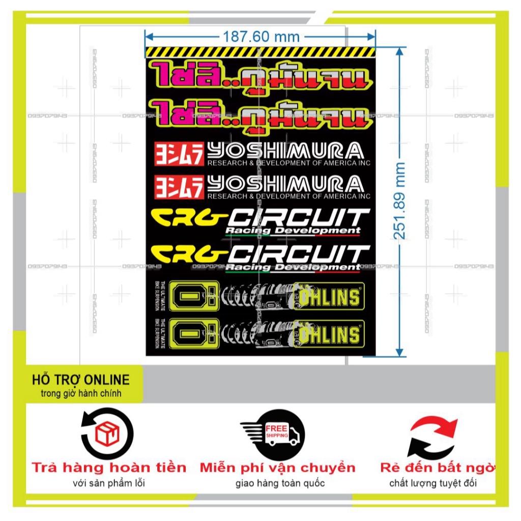 LOGO STICKER DÁN CHÂN PHUỘC M3 - BI DECAL